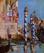 Edouard Manet Canale Grande in Venedig oil painting